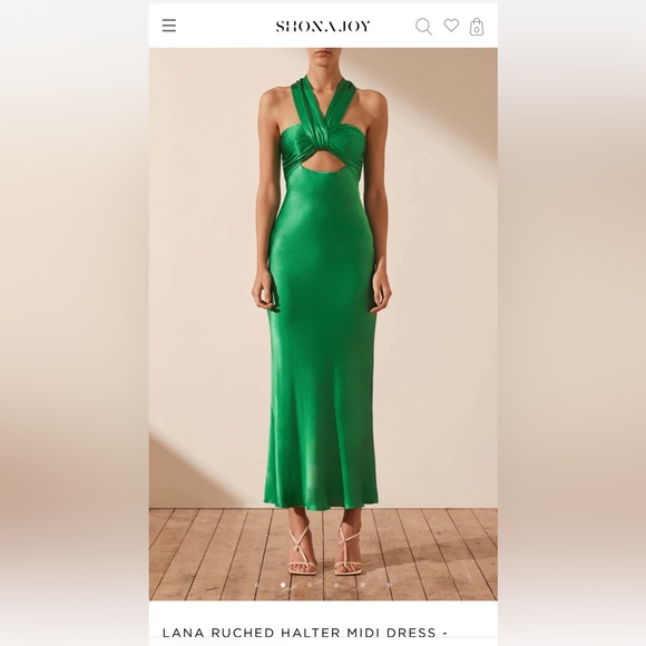 Shona Joy LANA RUCHED HALTER MIDI DRESS - TREE GREEN - NWT - www.rajagirimanappuram.com Shona Joy LANA RUCHED HALTER MIDI DRESS - TREE GREEN - NWT - www.rajagirimanappuram.com